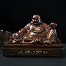 Load image into Gallery viewer, Chinese Feng Shui Good Fortune Wealth Blessing Fu Lu Shou 3 Gods of Wealth Craft Statue Home/Office Decor Sculpture Craft Living Room TV Cabinet Fortune Ornament Housewarming Gift