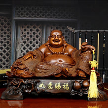 Load image into Gallery viewer, Chinese Feng Shui Good Fortune Wealth Blessing Fu Lu Shou 3 Gods Fortune Craft Statue Home/Office Decor Sculpture Craft Living Room TV Cabinet Fortune Ornament Housewarming Gift