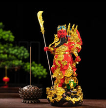 Load image into Gallery viewer, Chinese Feng Shui Lucky Successful GuanGong/ GuanYu Statue Home/Office Decor Sculpture Craft Living Room TV Cabinet Fortune Ornament Housewarming Gift