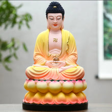Load image into Gallery viewer, Chinese Feng Shui Good Fortune Wealth Blessing 3 Gods Statue Home/Office Decor Sculpture Craft Living Room TV Cabinet Fortune Ornament Housewarming Gift