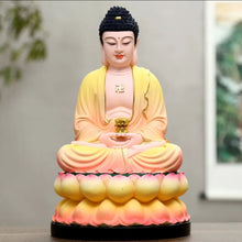 Load image into Gallery viewer, Chinese Feng Shui Good Fortune Wealth Blessing 3 Gods Statue Home/Office Decor Sculpture Craft Living Room TV Cabinet Fortune Ornament Housewarming Gift