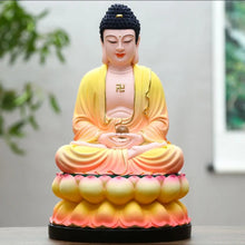 Load image into Gallery viewer, Chinese Feng Shui Good Fortune Wealth Blessing 3 Gods Statue Home/Office Decor Sculpture Craft Living Room TV Cabinet Fortune Ornament Housewarming Gift