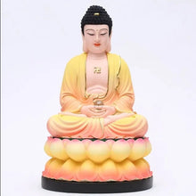 Load image into Gallery viewer, Chinese Feng Shui Good Fortune Wealth Blessing 3 Gods Statue Home/Office Decor Sculpture Craft Living Room TV Cabinet Fortune Ornament Housewarming Gift
