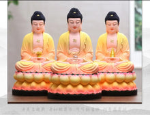 Load image into Gallery viewer, Chinese Feng Shui Good Fortune Wealth Blessing 3 Gods Statue Home/Office Decor Sculpture Craft Living Room TV Cabinet Fortune Ornament Housewarming Gift