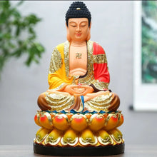 Load image into Gallery viewer, Chinese Feng Shui Good Fortune Wealth Blessing 3 Gods Statue Home/Office Decor Sculpture Craft Living Room TV Cabinet Fortune Ornament Housewarming Gift