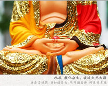 Load image into Gallery viewer, Chinese Feng Shui Good Fortune Wealth Blessing 3 Gods Statue Home/Office Decor Sculpture Craft Living Room TV Cabinet Fortune Ornament Housewarming Gift