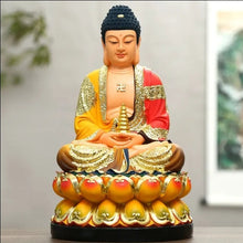 Load image into Gallery viewer, Chinese Feng Shui Good Fortune Wealth Blessing 3 Gods Statue Home/Office Decor Sculpture Craft Living Room TV Cabinet Fortune Ornament Housewarming Gift