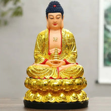 Load image into Gallery viewer, Chinese Feng Shui Good Fortune Wealth Blessing 3 Gods Statue Home/Office Decor Sculpture Craft Living Room TV Cabinet Fortune Ornament Housewarming Gift