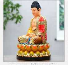 Load image into Gallery viewer, Chinese Feng Shui Good Fortune Wealth Blessing 3 Gods Statue Home/Office Decor Sculpture Craft Living Room TV Cabinet Fortune Ornament Housewarming Gift