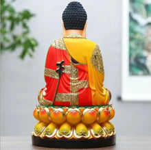 Load image into Gallery viewer, Chinese Feng Shui Good Fortune Wealth Blessing 3 Gods Statue Home/Office Decor Sculpture Craft Living Room TV Cabinet Fortune Ornament Housewarming Gift