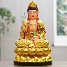 Load image into Gallery viewer, Chinese Feng Shui Good Fortune Wealth Blessing 3 Gods Statue Home/Office Decor Sculpture Craft Living Room TV Cabinet Fortune Ornament Housewarming Gift