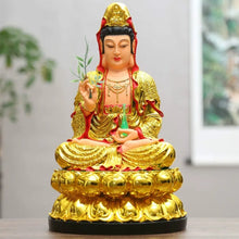 Load image into Gallery viewer, Chinese Feng Shui Good Fortune Wealth Blessing 3 Gods Statue Home/Office Decor Sculpture Craft Living Room TV Cabinet Fortune Ornament Housewarming Gift