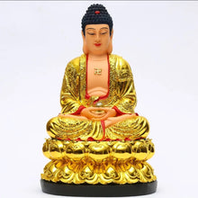 Load image into Gallery viewer, Chinese Feng Shui Good Fortune Wealth Blessing 3 Gods Statue Home/Office Decor Sculpture Craft Living Room TV Cabinet Fortune Ornament Housewarming Gift