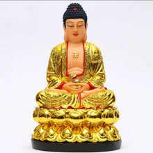 Load image into Gallery viewer, Chinese Feng Shui Good Fortune Wealth Blessing 3 Gods Statue Home/Office Decor Sculpture Craft Living Room TV Cabinet Fortune Ornament Housewarming Gift