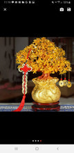 Load image into Gallery viewer, Chinese Feng Shui Lucky Wealth Gold Money Tree Statue Home/Office Decor Sculpture Craft Living Room TV Cabinet Fortune Ornament Housewarming Gift