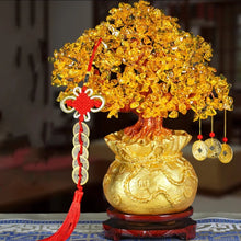 Load image into Gallery viewer, Chinese Feng Shui Lucky Wealth Gold Money Tree Statue Home/Office Decor Sculpture Craft Living Room TV Cabinet Fortune Ornament Housewarming Gift