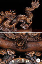 Load image into Gallery viewer, Chinese Feng Shui Lucky Wealth Lucky Dragon-Phoenix Statue Home/Office Decor Sculpture Craft Living Room TV Cabinet Fortune Ornament Housewarming Gift