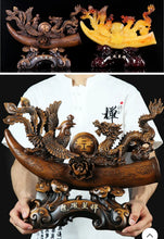 Load image into Gallery viewer, Chinese Feng Shui Lucky Wealth Lucky Dragon-Phoenix Statue Home/Office Decor Sculpture Craft Living Room TV Cabinet Fortune Ornament Housewarming Gift