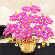 Load image into Gallery viewer, Chinese Feng Shui Wealth Lucky Money Tree Amethyst Gem Stone Statue Home/Office Decor Sculpture Craft Living Room TV Cabinet Fortune Ornament Housewarming Gift