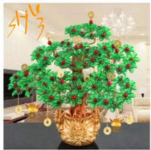 Load image into Gallery viewer, Chinese Feng Shui Wealth Lucky Money Tree Amethyst Gem Stone Statue Home/Office Decor Sculpture Craft Living Room TV Cabinet Fortune Ornament Housewarming Gift