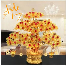 Load image into Gallery viewer, Chinese Feng Shui Wealth Lucky Money Tree Amethyst Gem Stone Statue Home/Office Decor Sculpture Craft Living Room TV Cabinet Fortune Ornament Housewarming Gift