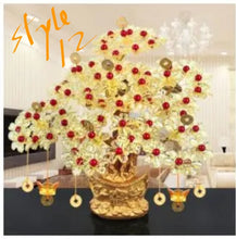 Load image into Gallery viewer, Chinese Feng Shui Wealth Lucky Money Tree Amethyst Gem Stone Statue Home/Office Decor Sculpture Craft Living Room TV Cabinet Fortune Ornament Housewarming Gift