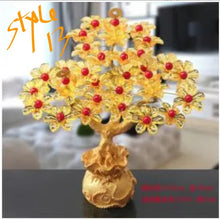 Load image into Gallery viewer, Chinese Feng Shui Wealth Lucky Money Tree Amethyst Gem Stone Statue Home/Office Decor Sculpture Craft Living Room TV Cabinet Fortune Ornament Housewarming Gift