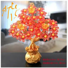 Load image into Gallery viewer, Chinese Feng Shui Wealth Lucky Money Tree Amethyst Gem Stone Statue Home/Office Decor Sculpture Craft Living Room TV Cabinet Fortune Ornament Housewarming Gift
