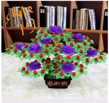 Load image into Gallery viewer, Chinese Feng Shui Wealth Lucky Money Tree Amethyst Gem Stone Statue Home/Office Decor Sculpture Craft Living Room TV Cabinet Fortune Ornament Housewarming Gift