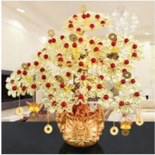 Load image into Gallery viewer, Chinese Feng Shui Wealth Lucky Money Tree Amethyst Gem Stone Statue Home/Office Decor Sculpture Craft Living Room TV Cabinet Fortune Ornament Housewarming Gift