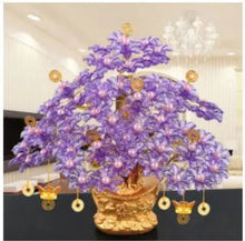 Load image into Gallery viewer, Chinese Feng Shui Wealth Lucky Money Tree Amethyst Gem Stone Statue Home/Office Decor Sculpture Craft Living Room TV Cabinet Fortune Ornament Housewarming Gift