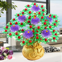 Load image into Gallery viewer, Chinese Feng Shui Wealth Lucky Money Tree Amethyst Gem Stone Statue Home/Office Decor Sculpture Craft Living Room TV Cabinet Fortune Ornament Housewarming Gift