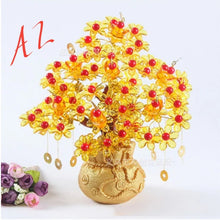 Load image into Gallery viewer, Chinese Feng Shui Wealth Lucky Money Tree Amethyst Gem Stone Statue Home/Office Decor Sculpture Craft Living Room TV Cabinet Fortune Ornament Housewarming Gift
