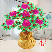 Load image into Gallery viewer, Chinese Feng Shui Wealth Lucky Money Tree Amethyst Gem Stone Statue Home/Office Decor Sculpture Craft Living Room TV Cabinet Fortune Ornament Housewarming Gift