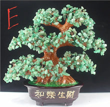 Load image into Gallery viewer, Chinese Feng Shui Wealth Lucky Money Tree Amethyst Gem Stone Statue Home/Office Decor Sculpture Craft Living Room TV Cabinet Fortune Ornament Housewarming Gift
