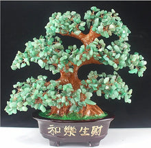 Load image into Gallery viewer, Chinese Feng Shui Wealth Lucky Money Tree Amethyst Gem Stone Statue Home/Office Decor Sculpture Craft Living Room TV Cabinet Fortune Ornament Housewarming Gift