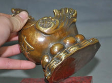 Load image into Gallery viewer, Copy of Chinese Feng Shui Good Fortune Wealth Cabbage Statue Home/Office Decor Sculpture Craft Living Room TV Cabinet Fortune Ornament Housewarming Gift