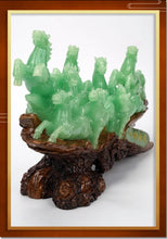 Load image into Gallery viewer, Chinese Feng Shui Good Fortune Wealth success 8 Running Horses Statue Home/Office Decor Sculpture Craft Living Room TV Cabinet Fortune Ornament Housewarming Gift
