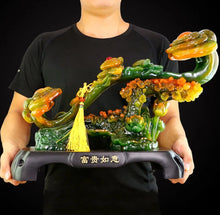Load image into Gallery viewer, Chinese Feng Shui Good Fortune Wealth Ruyi Statue Home/Office Decor Sculpture Craft Living Room TV Cabinet Fortune Ornament Housewarming Gift