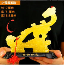Load image into Gallery viewer, Chinese Feng Shui Good Fortune Wealth Ruyi Statue Home/Office Decor Sculpture Craft Living Room TV Cabinet Fortune Ornament Housewarming Gift
