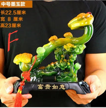 Load image into Gallery viewer, Chinese Feng Shui Good Fortune Wealth Ruyi Statue Home/Office Decor Sculpture Craft Living Room TV Cabinet Fortune Ornament Housewarming Gift