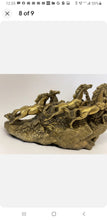 Load image into Gallery viewer, Chinese Feng Shui Good Fortune Wealth success 8 Running Horses Statue Home/Office Decor Sculpture Craft Living Room TV Cabinet Fortune Ornament Housewarming Gift