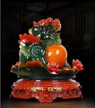 Load image into Gallery viewer, Chinese Feng Shui Good Fortune Wealth Dragon/Pixui/Lion/Brave Troop Statue Home/Office Decor Sculpture Craft Living Room TV Cabinet Fortune Ornament Housewarming Gift