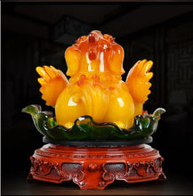 Load image into Gallery viewer, Chinese Feng Shui Good Fortune Wealth Dragon/Pixui/Lion/Brave Troop Statue Home/Office Decor Sculpture Craft Living Room TV Cabinet Fortune Ornament Housewarming Gift