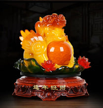 Load image into Gallery viewer, Chinese Feng Shui Good Fortune Wealth Dragon/Pixui/Lion/Brave Troop Statue Home/Office Decor Sculpture Craft Living Room TV Cabinet Fortune Ornament Housewarming Gift
