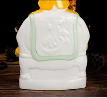 Load image into Gallery viewer, A Pair of Chinese Feng Shui Good Fortune Wealth Blessing Land Lord Earth Gods Statue Home/Office Decor Sculpture Craft Living Room TV Cabinet Fortune Ornament Housewarming Gifts
