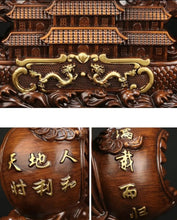 Load image into Gallery viewer, Chinese Feng Shui Good Fortune Wealth Dragon Boat Statue Home/Office Decor Sculpture Craft Living Room TV Cabinet Fortune Ornament Housewarming Gift