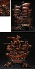 Load image into Gallery viewer, Chinese Feng Shui Good Fortune Wealth Dragon Boat Statue Home/Office Decor Sculpture Craft Living Room TV Cabinet Fortune Ornament Housewarming Gift