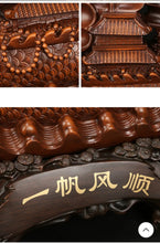 Load image into Gallery viewer, Chinese Feng Shui Good Fortune Wealth Dragon Boat Statue Home/Office Decor Sculpture Craft Living Room TV Cabinet Fortune Ornament Housewarming Gift