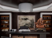 Load image into Gallery viewer, Chinese Feng Shui Good Fortune Wealth Dragon Boat Statue Home/Office Decor Sculpture Craft Living Room TV Cabinet Fortune Ornament Housewarming Gift